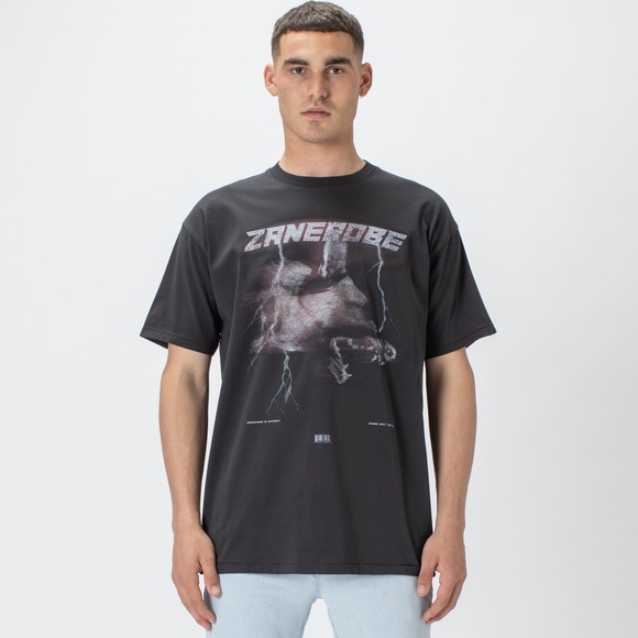 ZANEROBE GHOST DOG BOX TEE GD BLACK NWT MEDIUM - Picture 3 of 3